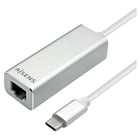 Aisens USB3.1 GEN1 USB-C para Gigabit Ethernet 10/100/1000 Mbps Conversor - Preto - Aisens A109-0341