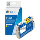 G&G Epson T1304 Amarelo Cartucho de Tinta Compatível, 14 ml - Tinteiro Compatível C13T13044010