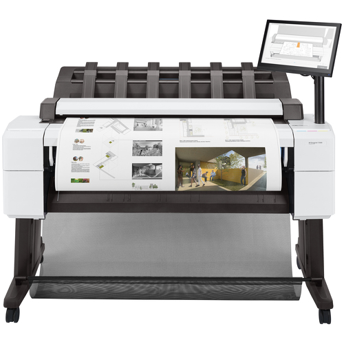 HP Designjet T2600 36-in PostScript Multifunction Printer, Jato de tinta térmico, 2400 x 1200 DPI, HP-GL/2, HP-RTL, TIFF, Preto, Azul, Cinzento, Magenta, Amarelo, Digitalização a cores, 600 x 600 DPI - HP 3XB78AB19