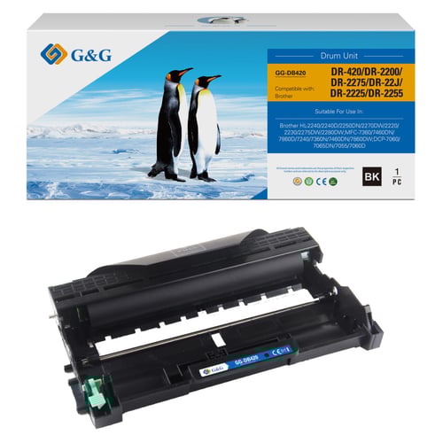 G&G Brother DR2200 Tambor de Imagem Compatível, (Drum)