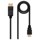 Nanocable Cable Conversor Displayport Macho a HDMI Macho - 10m - Color Negro - Nanocable 10.15.4310
