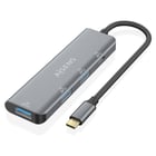 Concentrador USB 3.2 GEN1 5G USB-C da Aisens - USB-C/M-1xUSB-C/H-3xUSB-A/H - 15cm - Cinzento - Aisens 261007