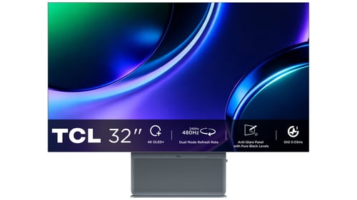 TCL Monitor OLED+ de 32" (31,5") 16:9 4K UHD 240 Hz 0,03 ms HDMI DP USB Altifalantes 32X3A - TCL 32X3A