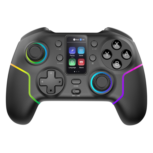 Mars Gaming MGP-V3 - Comando com ecrã LCD e ligação tripla, multiplataforma, preto - Mars Gaming MGPV3