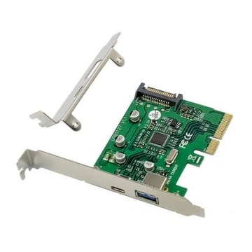 Placa PCIe Conceptronic de 2 portas USB 3.2 Gen 2, 1x USB-C, 1x USB-A - Conceptronic EMRICK09G