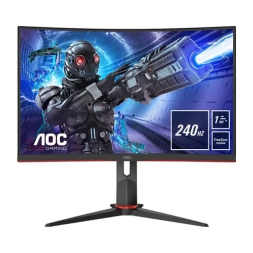 AOC MONITOR VA 32" (31.5) FHD CURVO 1MS 240HZ HDMI DP C32G2ZE/BK - AOC C32G2ZE/BK