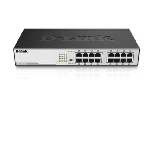 D-Link 16 portas Gigabit 10/100/1000 Mbps Switch - D-Link DGS-1016D