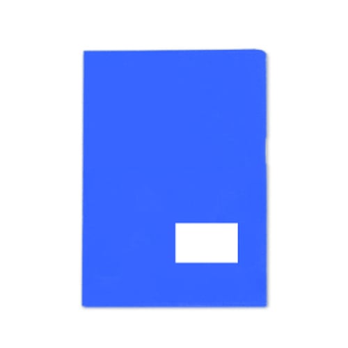 Classificador Plastico c/Bolsa Interior,,Visor,Etiqueta 321A 200my Azul-1un - SmartD 1101021A