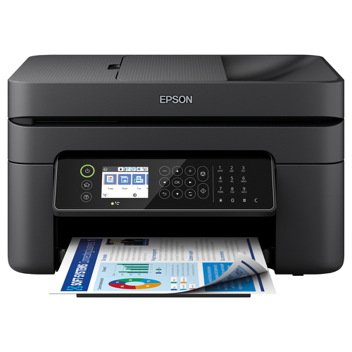 Epson WorkForce WF-2870DWF, Jato de tinta, Impressão a cores, 5760 x 1440 DPI, A4, Impressão directa, Preto - Epson C11CG31404