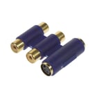 Acoplador S_VHS + 2x RCA Fêmea para S-VHS + 2x RCA Fêmea - Velleman VELAVB056