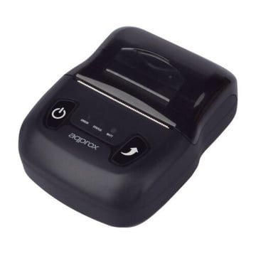 Impressora APPROX Térmica Portátil 203dpi 58mm, Preto - USB &#47; Bluetooth - Approx APPPOS58PORTABLE+