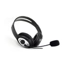 Auscultadores Coolbox COOLCHAT 3.5 com microfone - Som nítido - Ligação de 3,5 mm - Design confortável - Microfone incorporado - Cor preta - Coolbox 298292