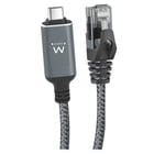 Ewent Cabo Adaptador de USB-C para RJ45 2MT - Ewent EC2002