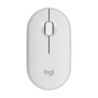 Mouse sem fio USB Logitech Pebble Mouse 2 M350s 1000 dpi - Multidispositivo - Uso ambidestro - Cor branca - Logitech 910-007013