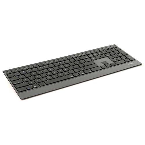 Teclado RAPOO E9500M Multi-mode Wireless Ultra-slim Black - Rapoo 00192493