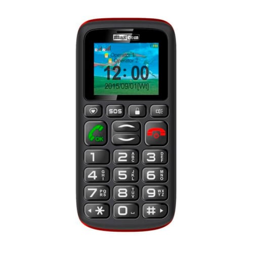 Maxcom Telemóvel Comfort MM428 Lite de 1,8 polegadas, Dual SIM, 2G, preto - Maxcom MM428LITE
