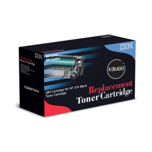 Toner IBM para HP 37A Preto CF237A 11000 Pág. - Ibm IBMTG85P7042