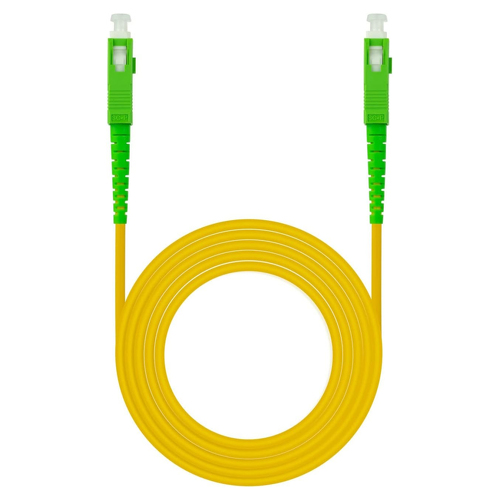 Ewent Cabo de fibra óptica (FTTH) SC-APC para SC-APC, monomodo (OS2) Simplex, LSZH, 5,0m - Ewent IM1403