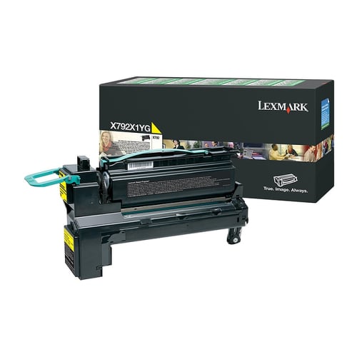 LEXMARK TONER AMARELO X792 C/RETORNO 20K - Lexmark X792X1YG