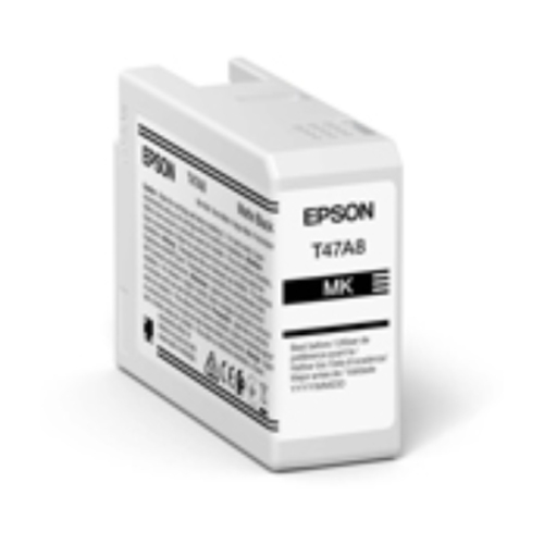 Singlepack Matte Black T47A8 UltraChrome Pro 10 ink 50ml - Epson C13T47A80N