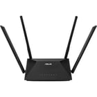 Router Asus RT-AX53U AX1800 WiFi 6 Dual Band - Até 1800 Mbps - 3 portas LAN RJ45, 1 porta WAN RJ45 e 1 porta USB-2.0 - 4 antenas externas - Asus RT-AX53U