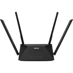 Router Asus RT-AX53U AX1800 WiFi 6 Dual Band - Até 1800 Mbps - 3 portas LAN RJ45, 1 porta WAN RJ45 e 1 porta USB-2.0 - 4 antenas externas - Asus RT-AX53U