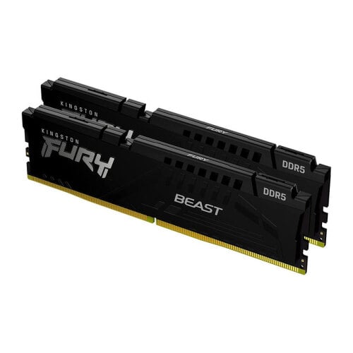 KINGSTON MEM 32GB 4800MHz DDR5 CL38 DIMM (KIT 2) FURY BEAST BLACK - Kingston KF548C38BBK2-32