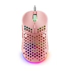 Mars Gaming MM55 USB Gaming Mouse 12800dpi - Estrutura em painel perfurado - 5 botões - Iluminação RGB Chroma - Uso com a mão direita - Cabo de 1,70 m - Mars Gaming MM55P