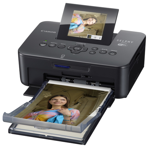 Canon SELPHY CP910, Sublimação de cor, 300 x 300 DPI, 4" x 6" (10x15 cm), Wi-Fi, Preto - Canon 8426B011