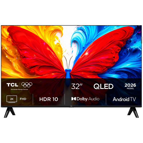 TCL QLED TV 32" FHD HDR10 SMART TV GOOGLE TV - TCL 32S5L