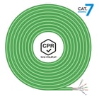 Aisens Cable de Red RJ45 LSZH CPR Cca CAT.7 600 MHZ S/FTP AWG23 - 500M - Color Verde - Aisens A146-0668