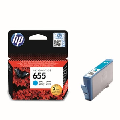 HP 655 tinteiro 1 unidade(s) Original Ciano - CZ110A