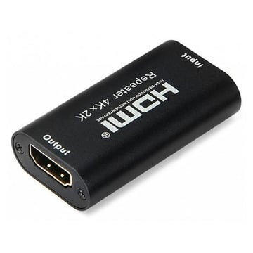 Repetidor Aisens High Speed HDMI / HEC - Conectores fêmea tipo A em ambas as extremidades - Cor preta - Aisens A123-0351