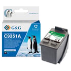 Cartucho de tinta preto remanufaturado G&G HP 21XL - substitui C9351AE/C9351CE - HP GG-21XL