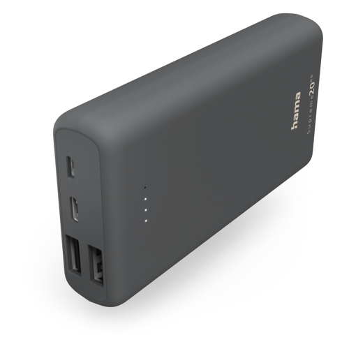 Powerbank Power Pack HAMA "Supreme 20HD", 20000mAh,preto - 201669 - Hama 00201669