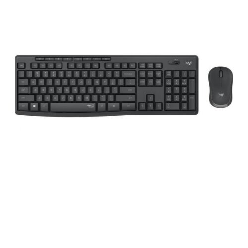 Logitech MK295 Wireless Keyboard + Mouse Pack 1000dpi 3 Buttons - Teclas e botões silenciosos - Uso ambidestro - Preto - Logitech 920-009798