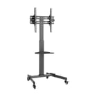 Suporte de chassis Cromad com rolamentos para TV 32"-55" - Rolamentos de bloqueio - Regulável em altura - Mesa multifunções - Peso máximo 35Kg - VESA 400X400mm - Cromad 157050