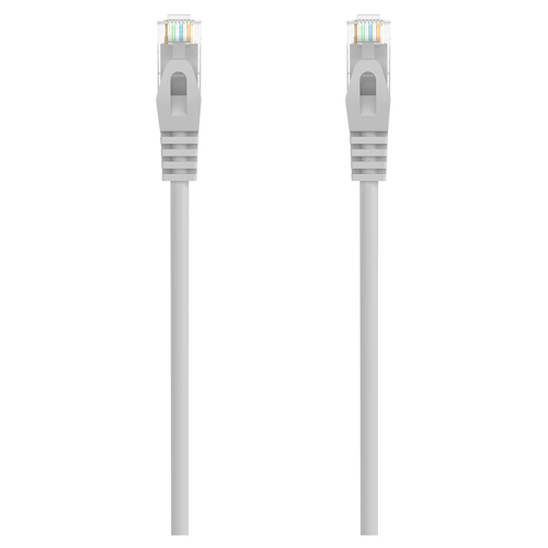 Aisens Patch Cord Cabo de Rede RJ45 LSZH CAT.6A 500 MHZ UTP AWG24 - 30CM - Cor Cinza - Aisens A145-0553