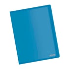 Pasta Dohe com 10 bolsas A4 - Capa flexível de polipropileno - Bolsas transparentes soldadas - Azul - Dohe DO91066
