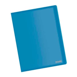 Pasta Dohe com 10 bolsas A4 - Capa flexível de polipropileno - Bolsas transparentes soldadas - Azul - Dohe DO91066