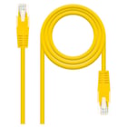 Cabo de rede nanocabo RJ45 CAT.6 UTP AWG24 - 30 cm - Amarelo - Nanocable 10.20.0400-L30-Y