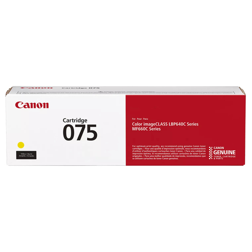 CANON Toner Cartridge 075 Y - Canon 6362C002