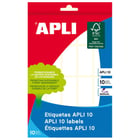 Apli 10 Branco 19.0 x 40.0mm 10 folhas - APLI 207596