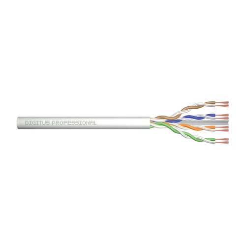 DIGITUS BOBINE CABO REDE UTP CAT6 LSZH FLEXIVEL 305MT CINZA - DIGITUS DK-1613-P-305