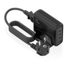 Carregador Aisens GAN 140W - 3xUSB-C PD3.0, QC4.0, QC5.0 - 1xUSB-A QC3.0 - Cabo de 1,4 metro - Preto - Aisens ASCH-140W4P056-BK