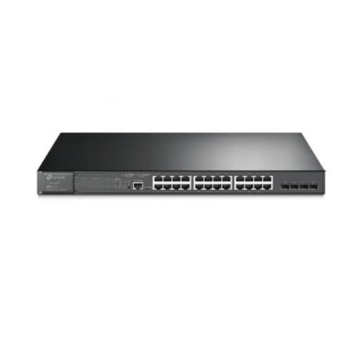 TP-LINK JETSTREAM 28-PORT GIGABIT L2 MANAGED SWITCH WITH 24-PORT POE+ - TP-Link TL-SG3428MP