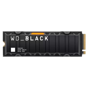 SSD M.2 PCIe 4.0 NVMe WD 2TB Black SN850X c&#47;heatsink - Western Digital WDS200T2XHE