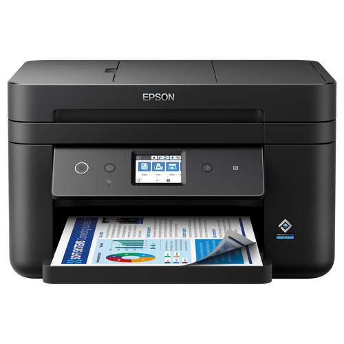 Epson WorkForce WF-2880DWF, Jato de tinta, Impressão a cores, 4800 x 1200 DPI, A4, Impressão directa, Preto - Epson C11CG28406