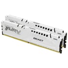 KINGSTON MEM 32GB 6000MT/s DDR5 CL36 DIMM (KIT2) FURY BEAST WHITE EXPO - Kingston KF560C36BWE2K2-32