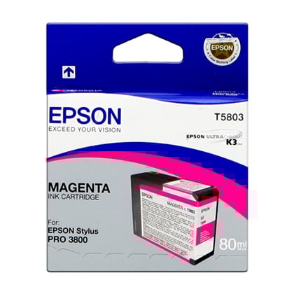 Cartucho de tinta original magenta Epson T5803 - C13T580300 - Epson C13T580300